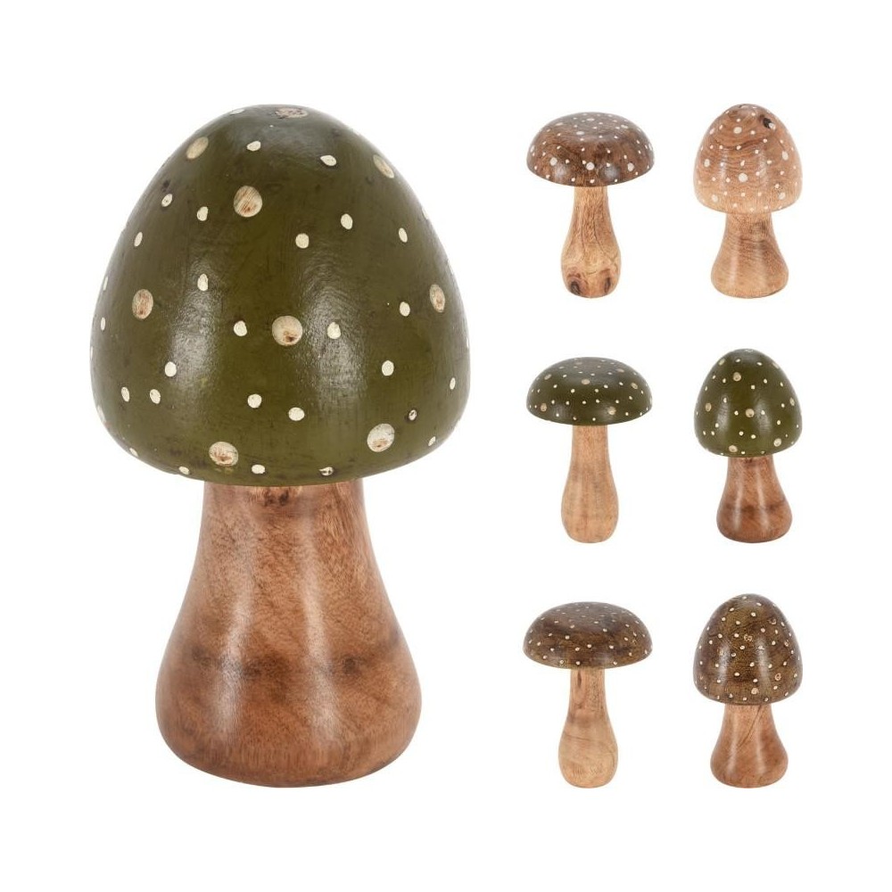 FUNGO LEGNO POIX VERDE 9X15 2 ASS.